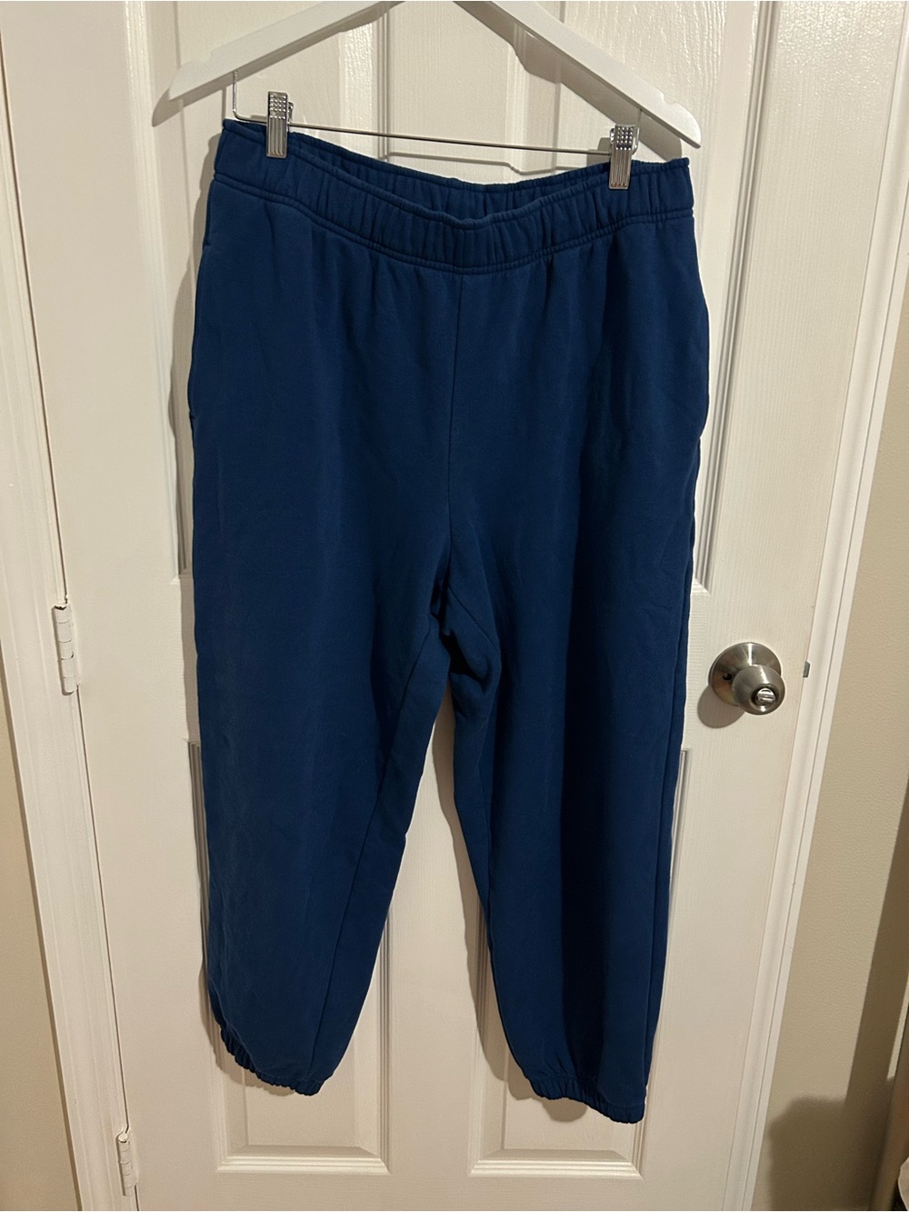 Athleta Navy Blue Elastic-Waist Women's Joggers